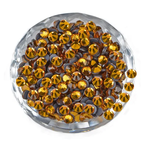 Miniatura 13 de LPBeads 10000 unidades de diamantes termoadhesivos SS6 amatista con parte trasera plana, gemas de diamantes de imitación de cristal redondas