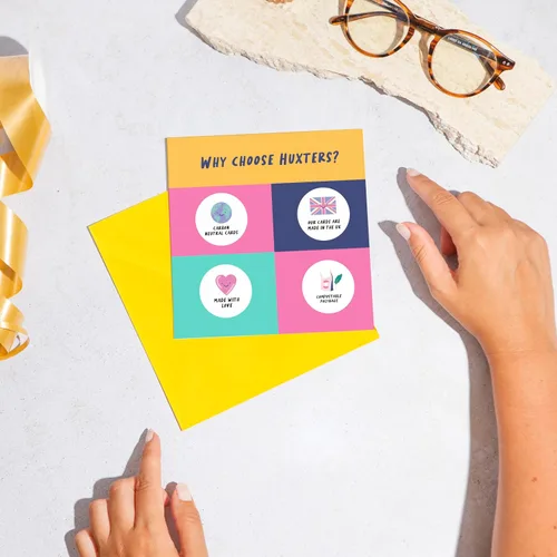 Miniatura 2 de Huxters Tarjeta de cumpleaños para tía WonderAuntie – Tarjeta de feliz cumpleaños para ella – regalos para mujeres – Tarjeta de cumpleaños – Tarjeta