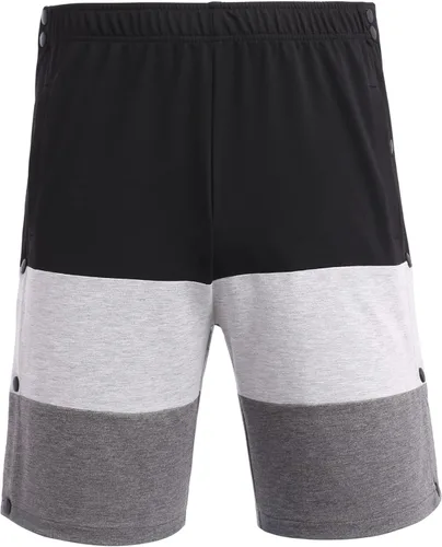 Miniatura 6 de Deyeek Pantalones cortos para hombre con bolsillos para recuperación poscirugía, bloque de color, algodón
