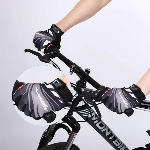 Miniatura 6 de Accmor Guantes para Pantalla Táctil para Ciclismo - Tamaño Grande para Niños, Deporte para Hombres, Mujeres, Adolescentes, Pesca, Respirables