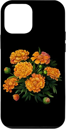 Miniatura 16 de Vintage Marigold Inspired Flower Case for iPhone 12 Pro Max