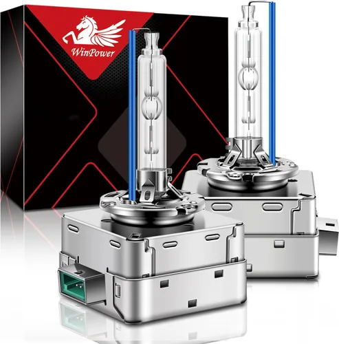 Miniatura 9 de WinPower D2S - Bombilla de xenón HID para faros delanteros, 8000 K, azul hielo, blanco, 35 W, base de metal de repuesto de haz alto y bajo, paquete