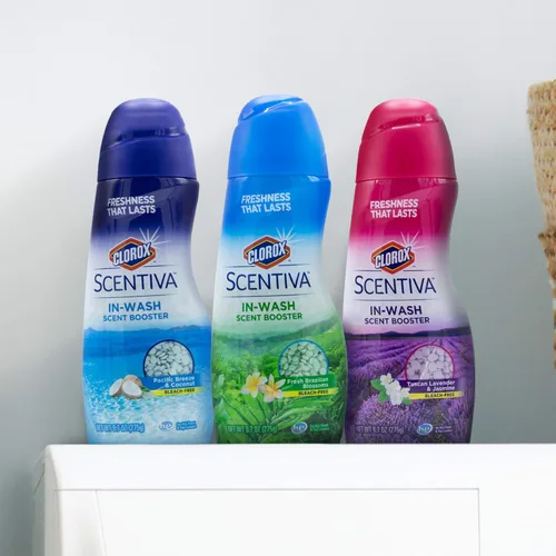 Miniatura 7 de Clorox Scentiva - Ambientador de fragancia para ropa, toallas y ropa de cama, eliminador de olores, aroma fresco de larga duración, 9.7 onzas