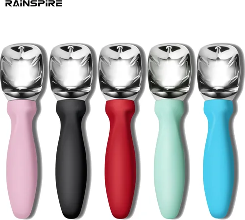 Miniatura 7 de Rainspire Cuchara de helado de acero inoxidable con mango cómodo, cuchara para helado resistente, pala para helado, ideal para cucharas de helado