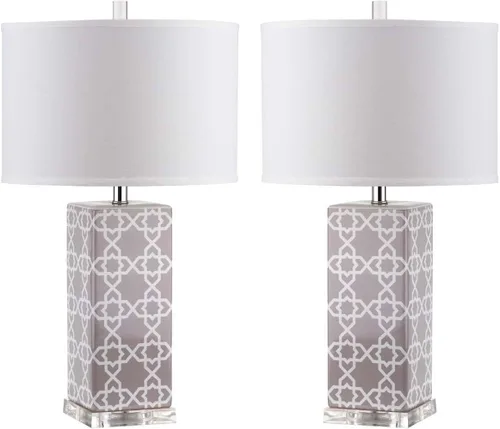 Miniatura 7 de Safavieh Lighting Collection - Lámpara de mesa (2 unidades), color amarillo