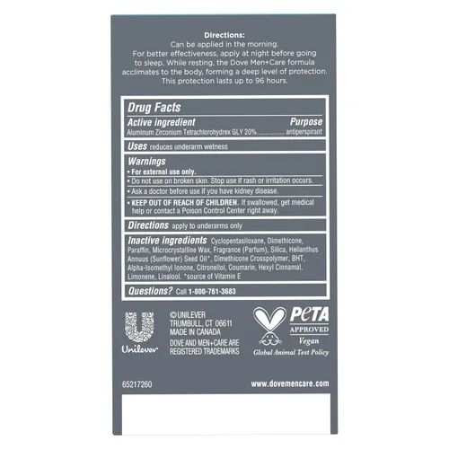 Miniatura 2 de DOVE MEN + CARE Protección Clínica Antitranspirante en Barra Clean Comfort para Hombres 96 Horas de Protección contra el Sudor y el Olor
