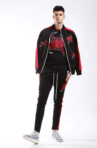 Miniatura 5 de Screenshot - Pantalones deportivos con cinta lateral estilo Hip Hop, ajuste ceñido, para hombre