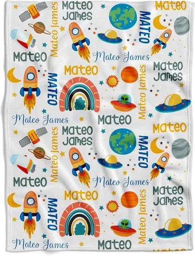 Miniatura 12 de Manta de bebé de avión personalizada, manta de bebé con nombre, manta de bebé con nombre, manta de bebé niño, manta de bebé con monograma, manta