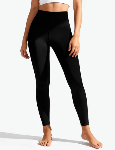 Miniatura 2 de Bluemaple Leggings de cintura alta para mujer, pantalones de control de abdomen, no se transparentan, pantalones de yoga suaves para correr