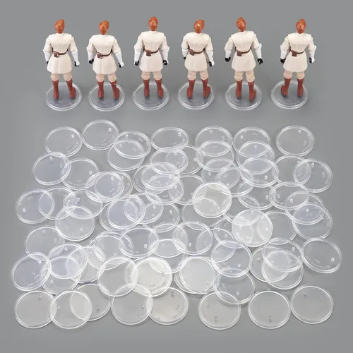 Miniatura 7 de SIXPOINTS 70 piezas de base redonda transparente compatible con figura de acción de película de 3.75 pulgadas, modelo MODERN G i Joe/Marvel, disco