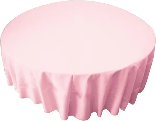 Miniatura 68 de LA Linen - Mantel redondo lavable de popelina de poliéster, resistente a manchas y arrugas, 51", mantel de tela para comedor, cocina, fiesta, Negro