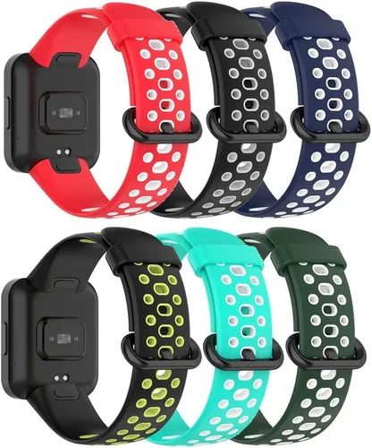 Miniatura 7 de Senter Correa de repuesto deportiva de silicona suave para reloj inteligente Redmi Watch 2 Lite
