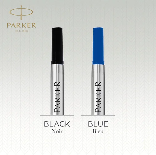 Miniatura 6 de Parker Recambio de bolígrafo roller, punta fina, tinta azul QUINK, 1 unidad