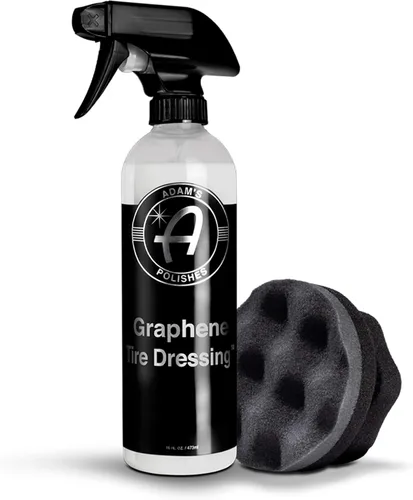 Miniatura 9 de Adam's Polishes Abrillantador de Neumáticos con Grafeno - Acabado Negro Profundo con Grafeno No Graso para Detallado de Automóviles Usar