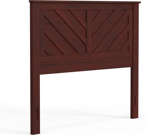Miniatura 5 de Glenwillow Home LaFerme - Cabecero de madera con panel en color cerezo, tamaño matrimonial