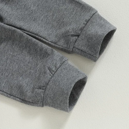 Miniatura 35 de Adobabirl Conjunto de sudadera y pantalones de Halloween para bebé, sudadera y pantalones con parche de calabaza para Halloween, otoño, ropa de bebé