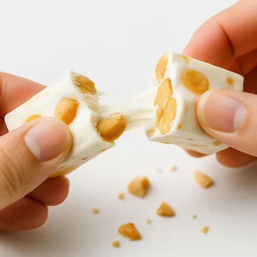 Miniatura 5 de ANDY ANAND CHOCOLATIER Turrón suave sin azúcar y sin gluten de almendras tostadas frágil – Hecho en Europa caramelo de turrón apto para diabéticos