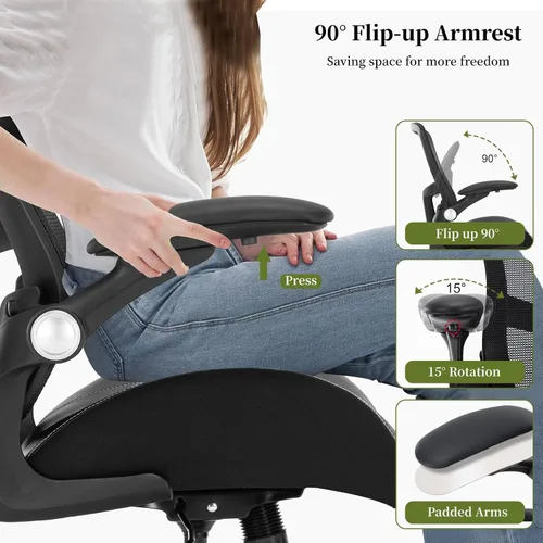 Miniatura 6 de Silla de dibujo, silla de oficina alta con asiento de piel sintética, silla de escritorio de pie, sillas de oficina de altura de mostrador