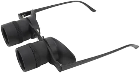 Miniatura 9 de Lentes binoculares, lente HD con zoom 3X, distancia de enfoque ajustable, para pesca, observación de aves, deportes, conciertos, teatro, ópera, TV