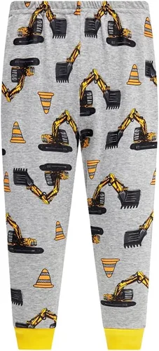 Miniatura 5 de Pijama para niños pequeños de manga larga, 100% algodón, 2 piezas, para niños de 1 a 10 años