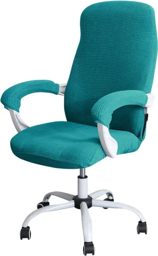 Miniatura 31 de Forcheer - Fundas elásticas para reposabrazos de silla de oficina, resistentes al agua, de Spandex y Jacquard, para sillas de oficina y computadora