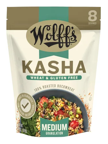 Wolff's Kasha (granulación media) - 100% trigo sarraceno tostado
