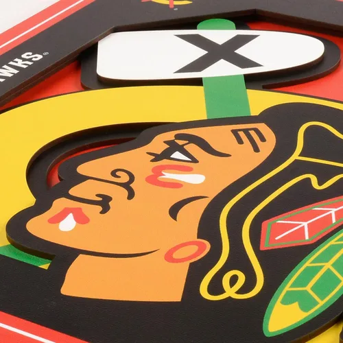 Miniatura 4 de YouTheFan Arte de Pared de la Serie de Logotipos en 3D de la NHL - 12x12