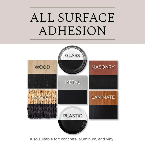 Miniatura 5 de Rust-Oleum 330505 - Pintura en aerosol universal para todas las superficies, 12 onzas, negro rústico mate (Matte Farmhouse Black), paquete de 2