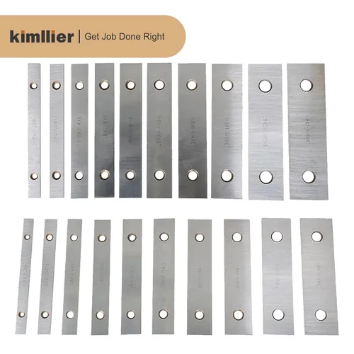 Miniatura 4 de kimllier 10 pares de 1/8 x 6 pulgadas de acero paralelo conjunto de alta precisión de calibre de calibre de bloque maquinista emparejado delgado