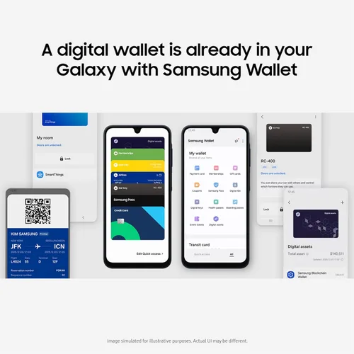 Miniatura 6 de Samsung Galaxy A16 5G Serie A, teléfono inteligente Android desbloqueado, pantalla AMOLED grande, diseño duradero, carga súper rápida, Azul Negro