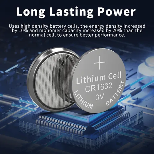 Miniatura 4 de PKCELL CR 1632 Batería de litio 3V CR1632 Batería (5 unidades (paquete de 1))