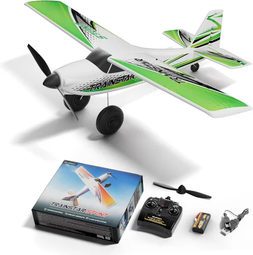 Miniatura 11 de VOLANTEXRC Avión Entrenador RC Sport Cub 4CH con control remoto, avión con protector de hélice, estabilizador de giro de 6 ejes y 3 modos de vuelo
