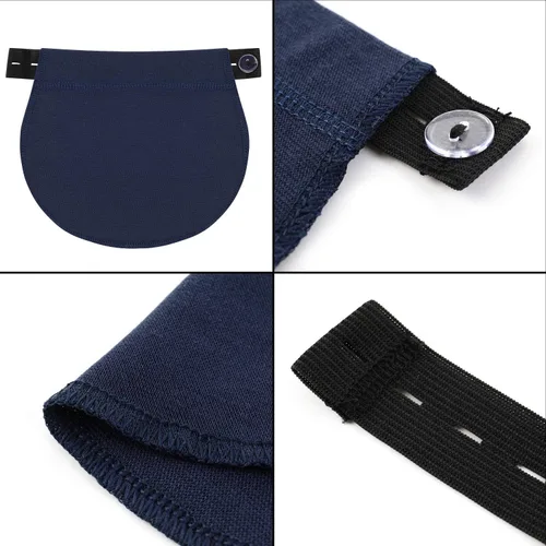 Miniatura 3 de 6 paquetes de pantalones de maternidad extensores de cintura ajustable para embarazo, extensor de cintura para embarazo, extensor de pantalones