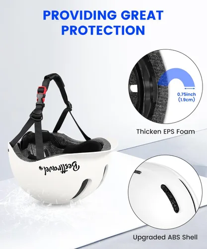 Miniatura 2 de Besttravel Casco de patineta, cascos de bicicleta de ajuste, multideporte, patinaje, longboard, casco de viaje para hombres y mujeres Large