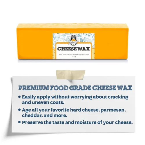 Miniatura 5 de Fermentaholics Ceras de queso prémium de grado alimenticio, 1 libra, cera para hacer queso duro y envejecido, protege y conserva tu queso