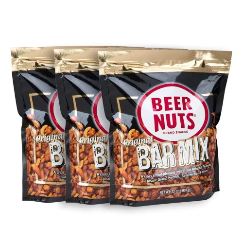 Miniatura 18 de BEER NUTS Original Bar Mix - Pretzels, Cheese Stix, Sesame Stix, Insane Grain - Bolsa resellable de 20 onzas (paquete de 2)