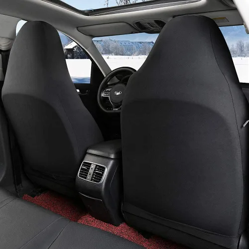 Miniatura 5 de GIANT PANDA Fundas para asiento delantero de automóvil, fundas para asiento de cubo, fundas de cuero para asientos de respaldo alto