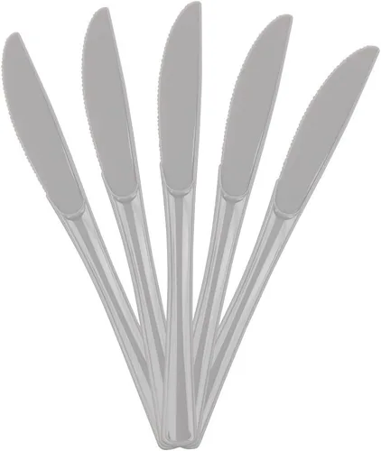 Miniatura 10 de JAM Paper Premium Utensils Party Pack - Cuchillos de plástico - Fucsia rosa intenso - 48 cuchillos desechables/paquete