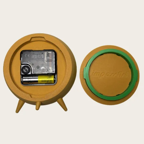 Miniatura 5 de Reloj despertador analógico pequeño para mesa, escritorio, estantería, mesita de noche, sala de estar, decoración de habitación de invitados