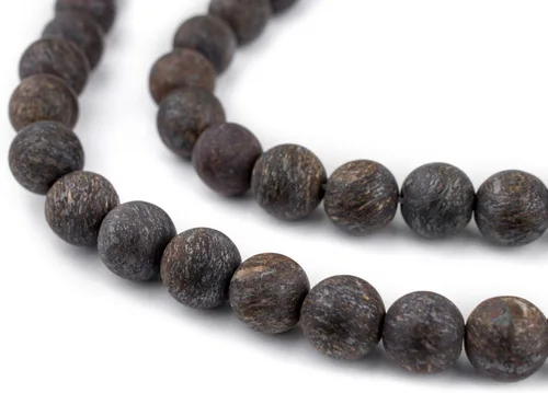 Miniatura 126 de The Bead Chest Cuentas de Jade Blanco Mate Redondas (8mm): Piedra Preciosa Orgánica Redonda Esférica de Energía con Poder de Sanación para Hacer