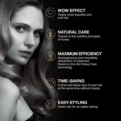 Miniatura 3 de Elchim Hot Honey Care - Kit concentrador para secadores de pelo Elchim 2 Sublime Liss y 2 cápsulas brillantes supremas, 4 onzas líquidas