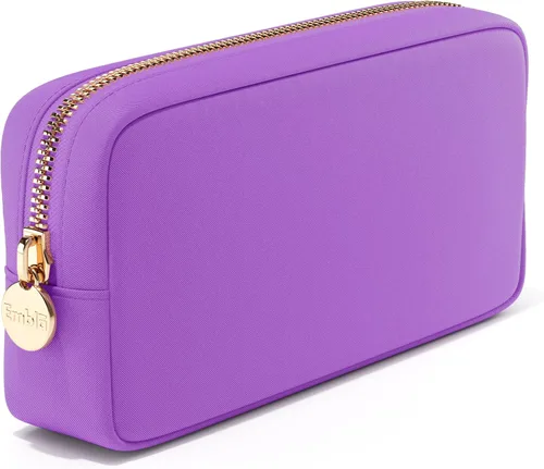 Miniatura 54 de Embla Bolsa de maquillaje de viaje para cosméticos y bolsa de artículos de tocador, bolsa de nailon con cremallera, lindo organizador de maquillaje