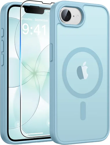 Miniatura 296 de FNTCASE - Funda para iPhone 16 Pro: magnética, mate, translúcida, de grado militar, protectora contra caídas, resistente, fina, duradera y a prueba