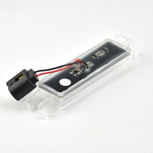 Miniatura 8 de 2 piezas de luz LED blanca para placa de matrícula compatible con Da-cia Lo-gan I 2004-2012, San-dero I 2008-2012, compatible con Re-nault C-lio II