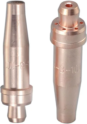 Miniatura 11 de RIVERWELD Puntas de corte de acetileno 3-101 tamaño 1 y 1-3-101 para linterna cortadora de oxígeno oxy oxyfuel estilo Victor, paquete de 2