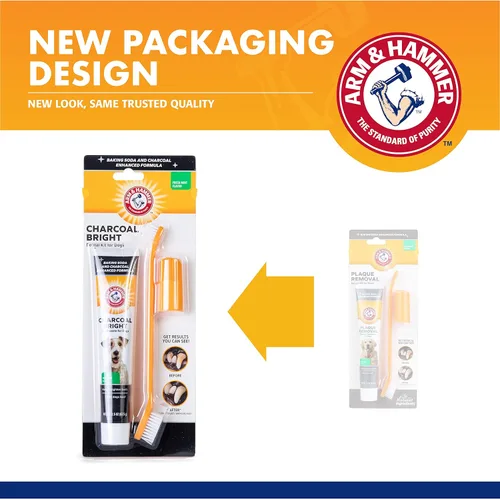 Miniatura 8 de Arm & Hammer for Pets Dog Dental Care Kit de aliento fresco Incluye pasta de dientes para perros de bicarbonato de sodio Arm & Hammer y cepillo