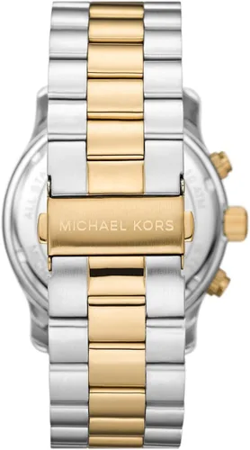 Miniatura 8 de Michael Kors Runway - Reloj cronógrafo de acero inoxidable para hombre con correa de acero o silicona
