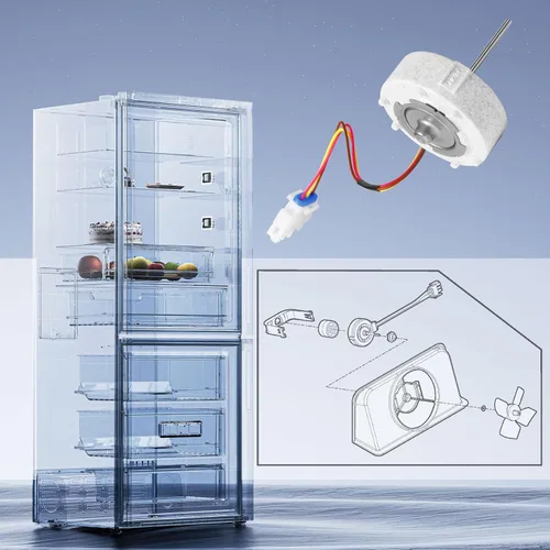 Miniatura 5 de Actualizado 809069201 809069206 Motor de ventilador de evaporador de refrigerador Compatible con Frigidaire, Kenmore, Electrolux, Reemplaza