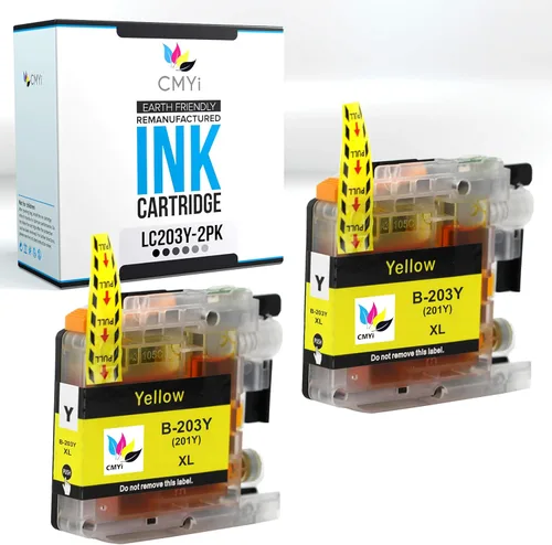 Miniatura 7 de LC203 - Cartucho de tinta de repuesto negro para Brother DCP-J4120DW, MFC-J4320DW, J4420DW, J460DW, J4620DW, J4625DW, J480DW, J485DW, J5320DW