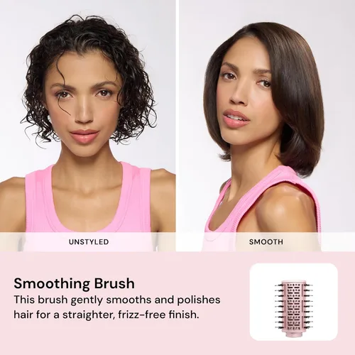 Miniatura 7 de L'ANGE HAIR TurboStyle - Sistema de peinado y secado de aire todo en uno Accesorios 5 en 1 con rizadores de envoltura automática y cepillo Negro